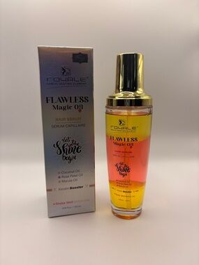 Royale Flawless Magic Oil Hair Serum Coconut Rose Marula 120ml / 4.06 fl oz NEW
